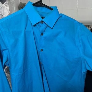 Blue dress shirt